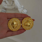 “Divine Creation”-Sculptural silver earrings