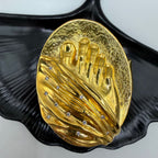 'Not Just a Toe" - Sculptural Brass Bracelet