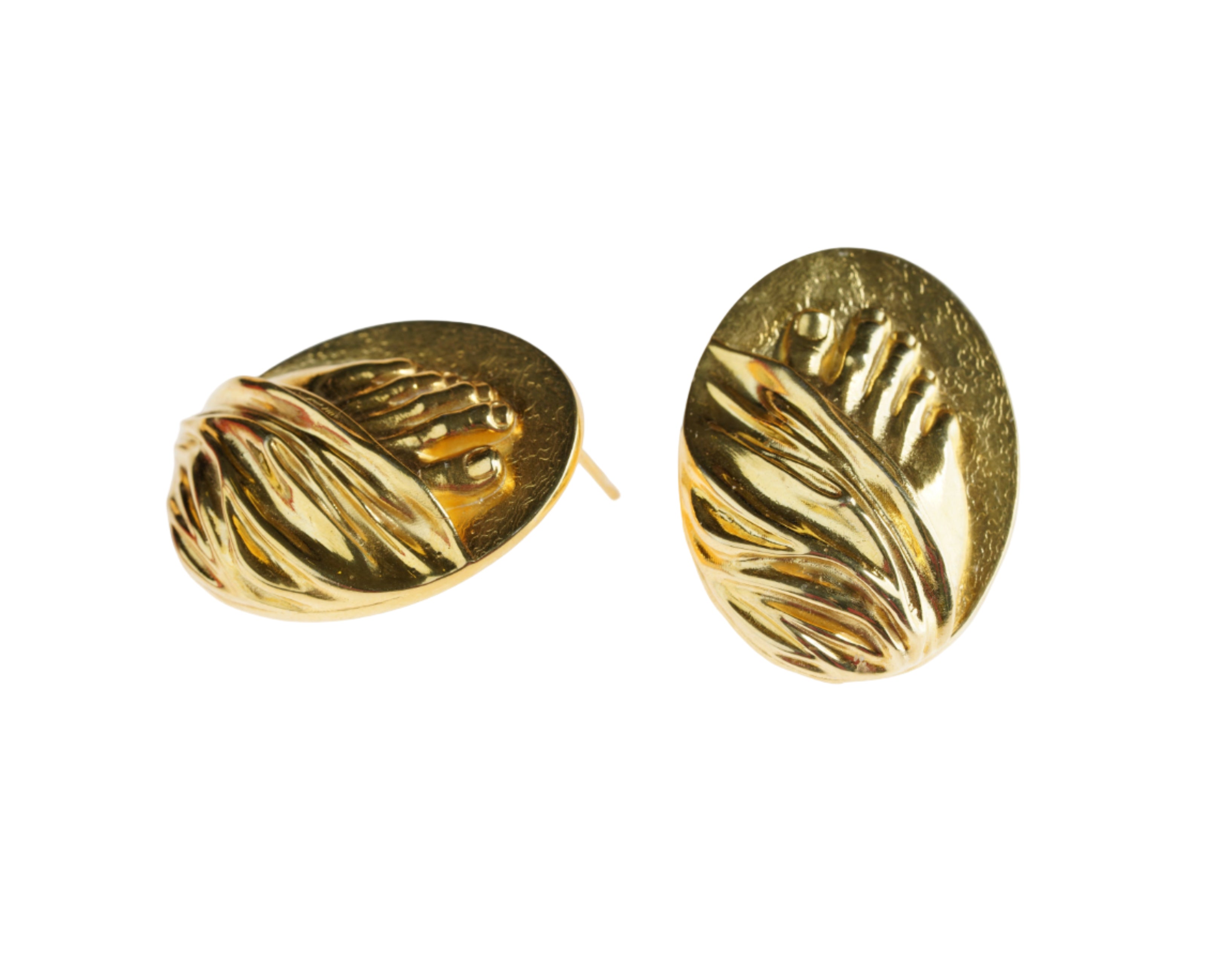 "Not Just a Toe" - Sculptural Earrings