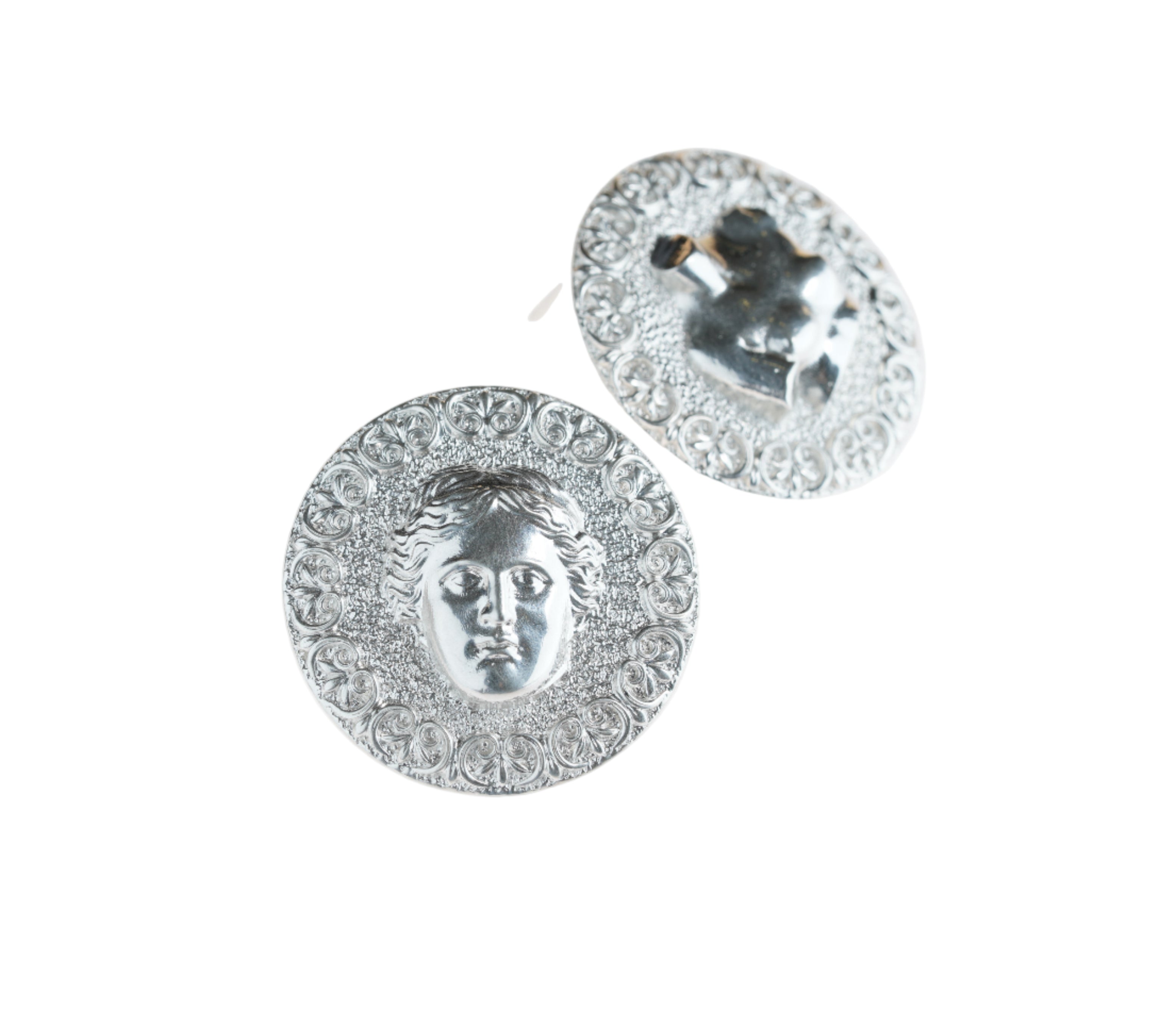 "Divine Balance" - Sculptural Silver Earrings