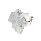 “Vibration of Feelings”- Sculptural Silver Ring