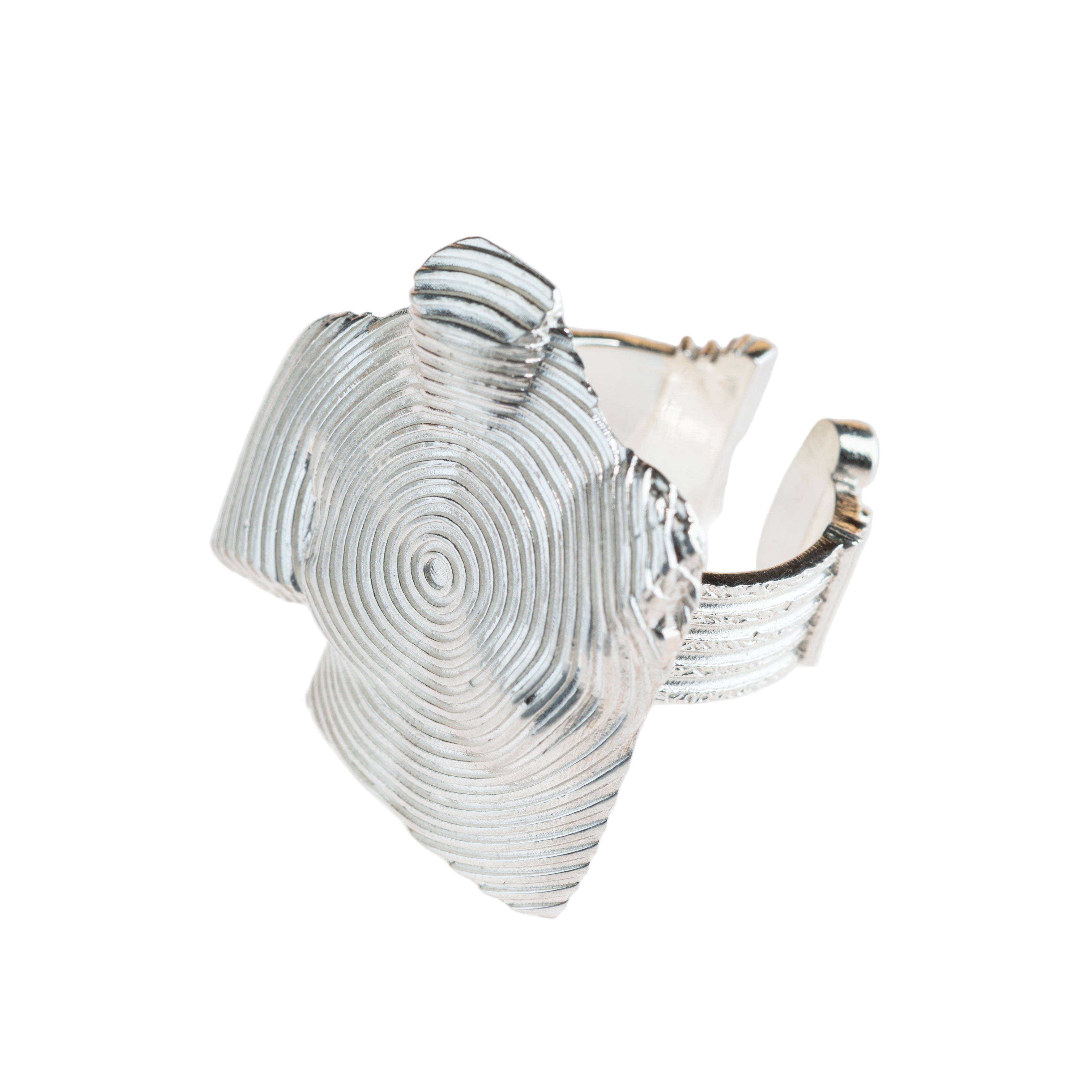 “Vibration of Feelings”- Sculptural Silver Ring