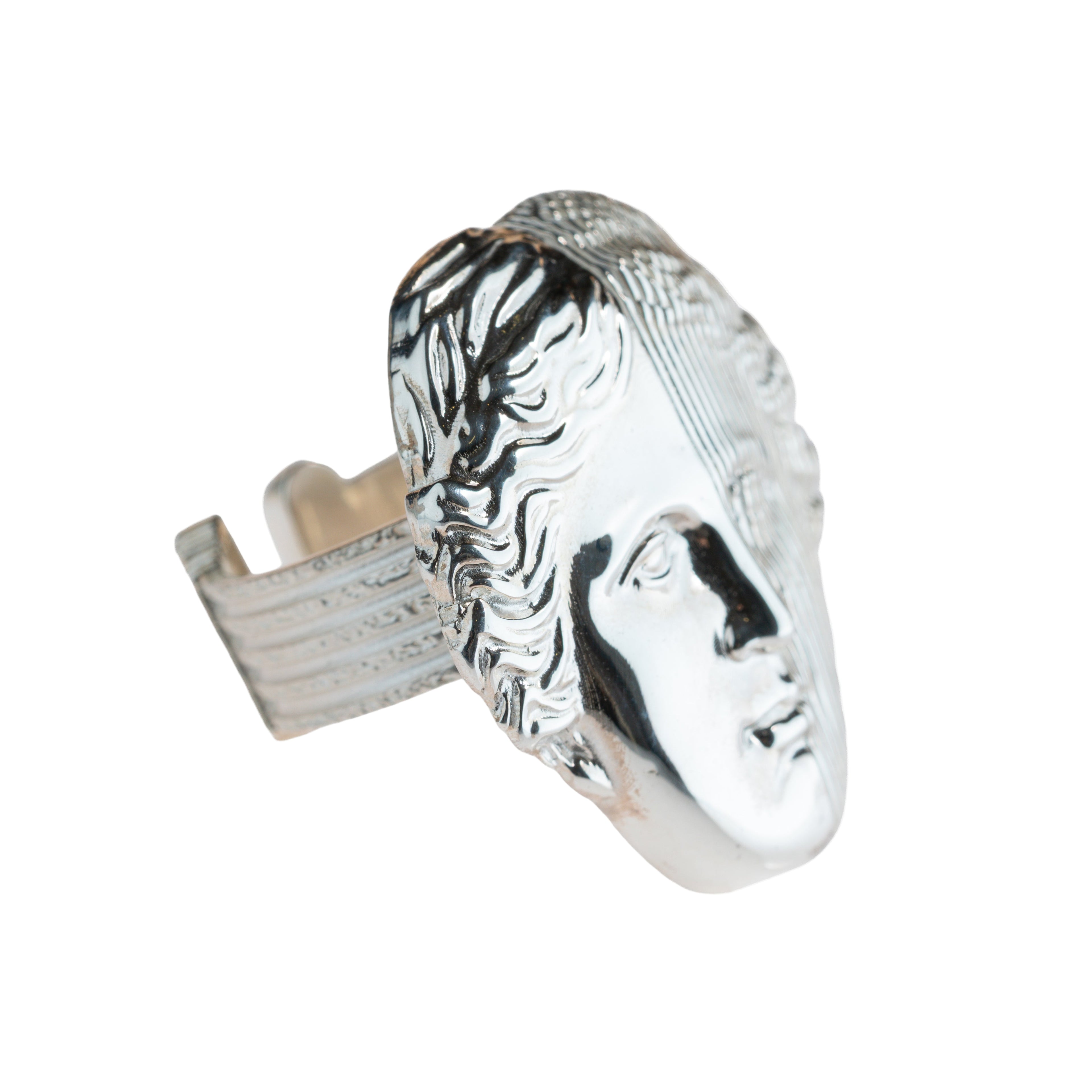 "IMAGINREALITY" Sculptural Silver Ring