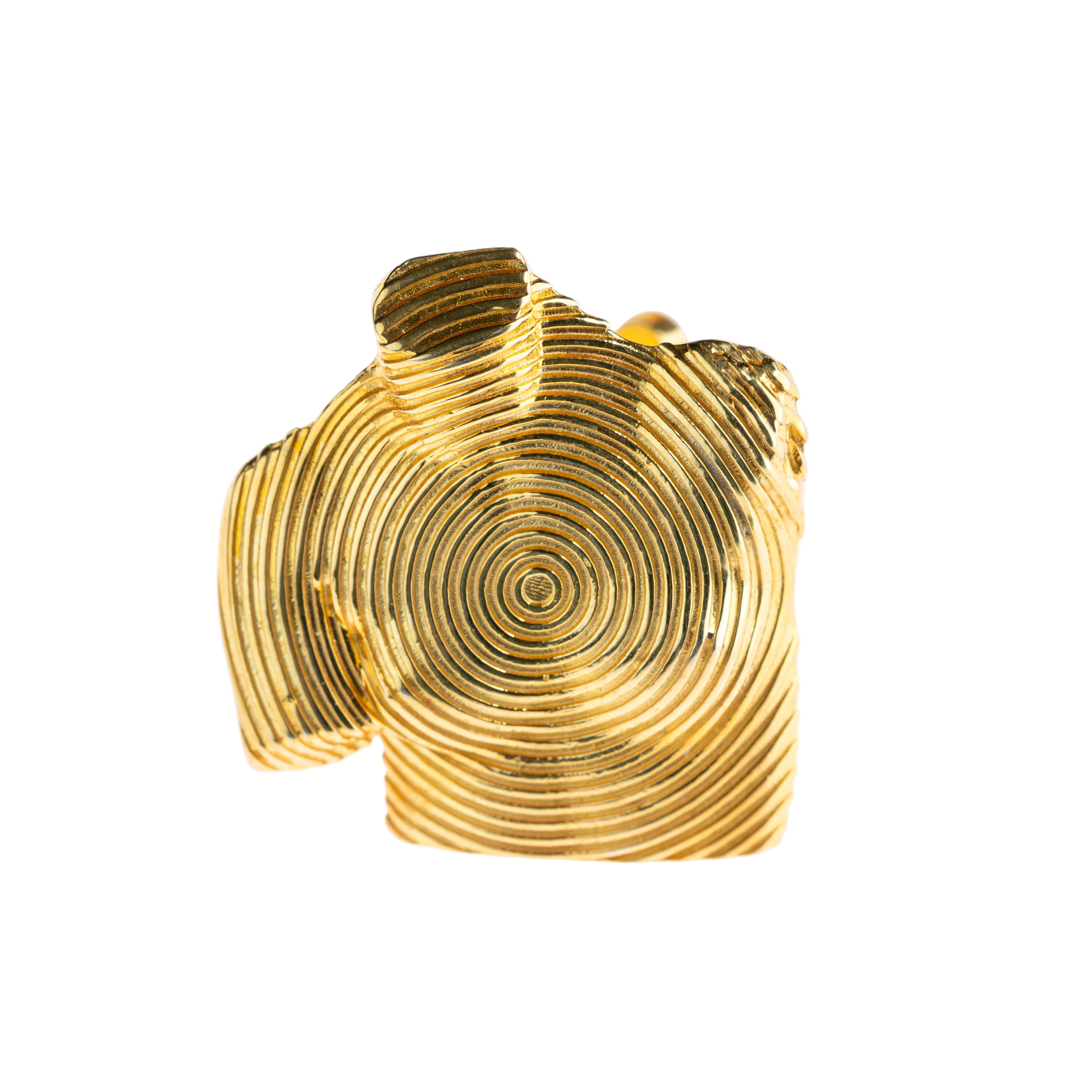 Aphrodite statue, Gold signet ring, Gold vermeil ring, Greek gods. Spiral ring