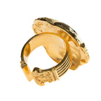 Temple jewelry, Pinky ring gold, gold fidget ring 