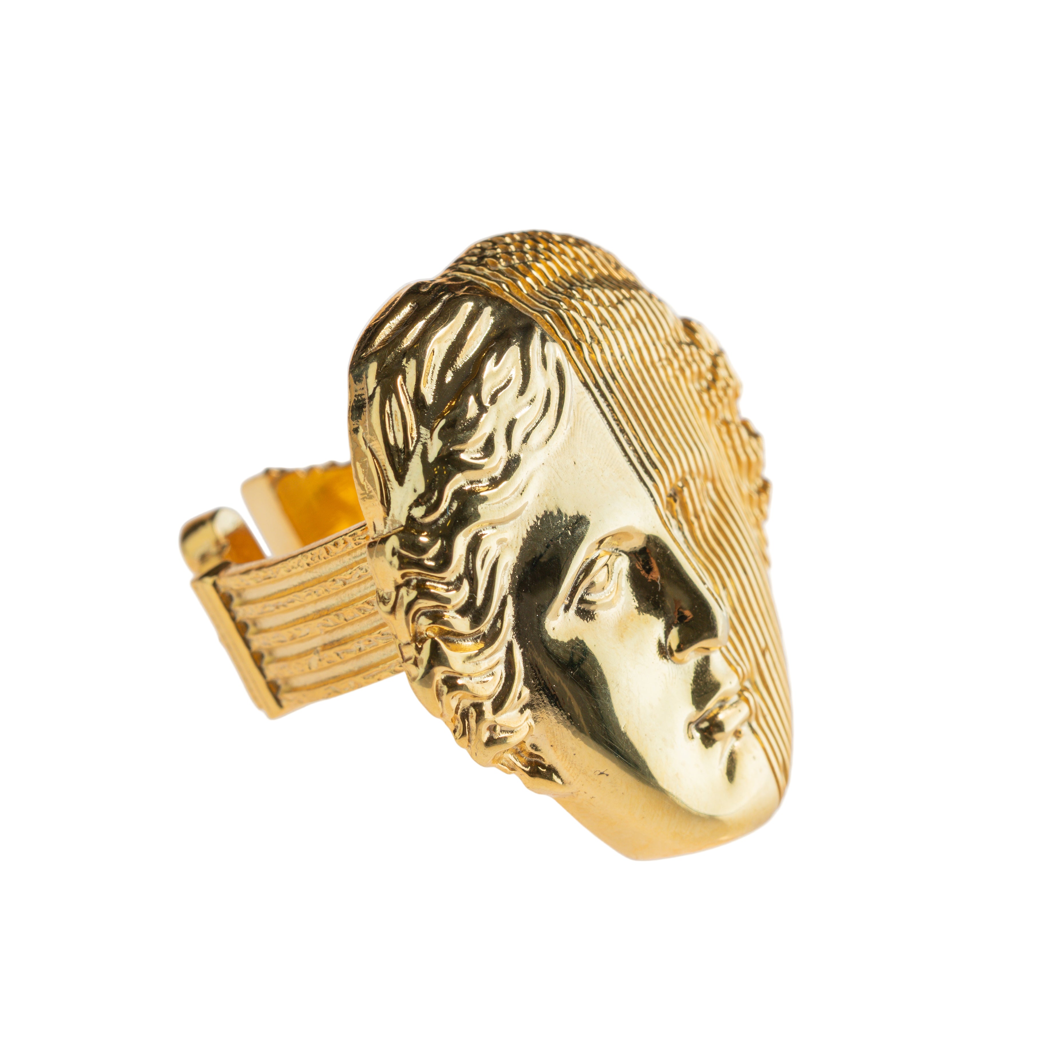 Temple jewelry, Pinky ring gold, gold fidget ring 