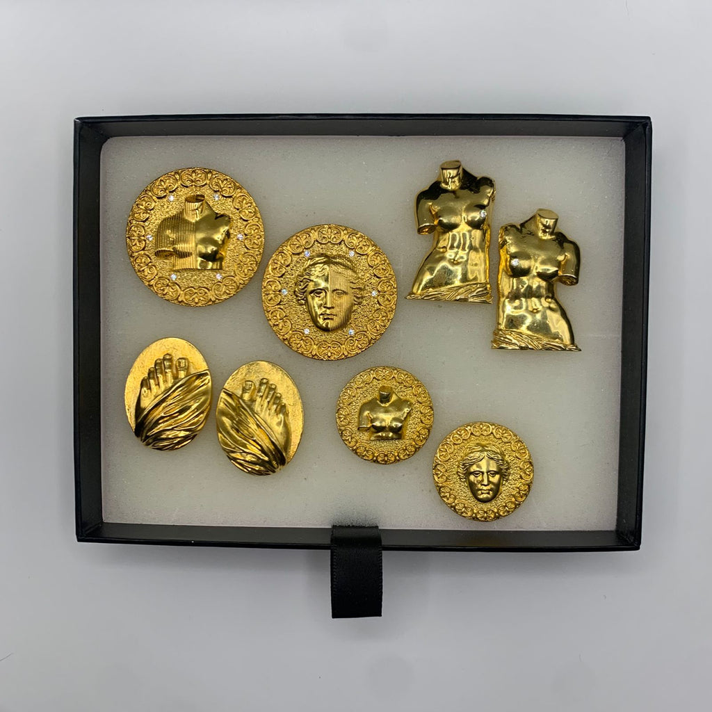 “Divine Creation”-Sculptural silver earrings