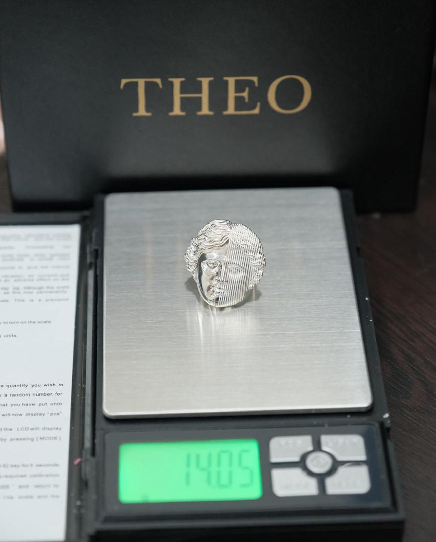 "IMAGINREALITY" Sculptural Silver Ring