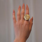 "IMAGINREALITY" Sculptural Silver Ring