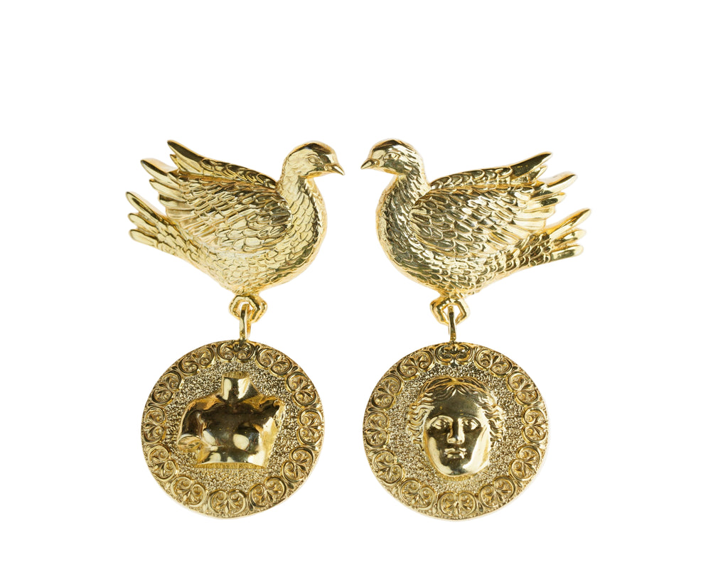 handmade sterling silver goddess jewelry. mythology silver earrings.  Venus de milo silver jewelry. sculptural silver jewelry for women