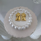 "Power of Detachment" - Sculptural Silver Earrings