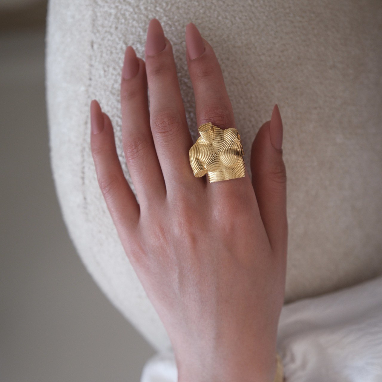 Engraved signet ring, Gold signet ring, Greek mythology gifts. Gold fidget ring. 