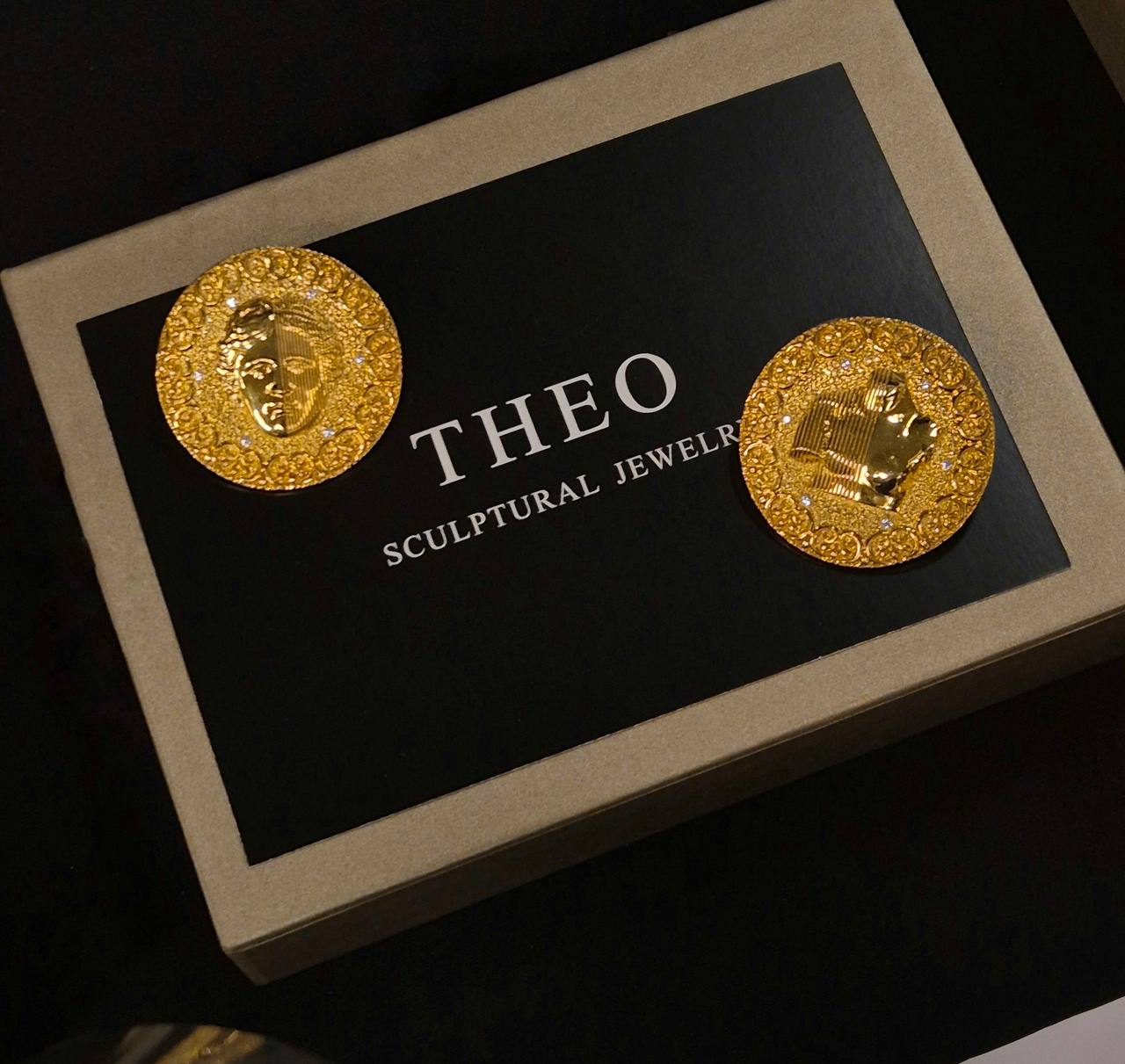 “Divine Creation”-Sculptural earrings